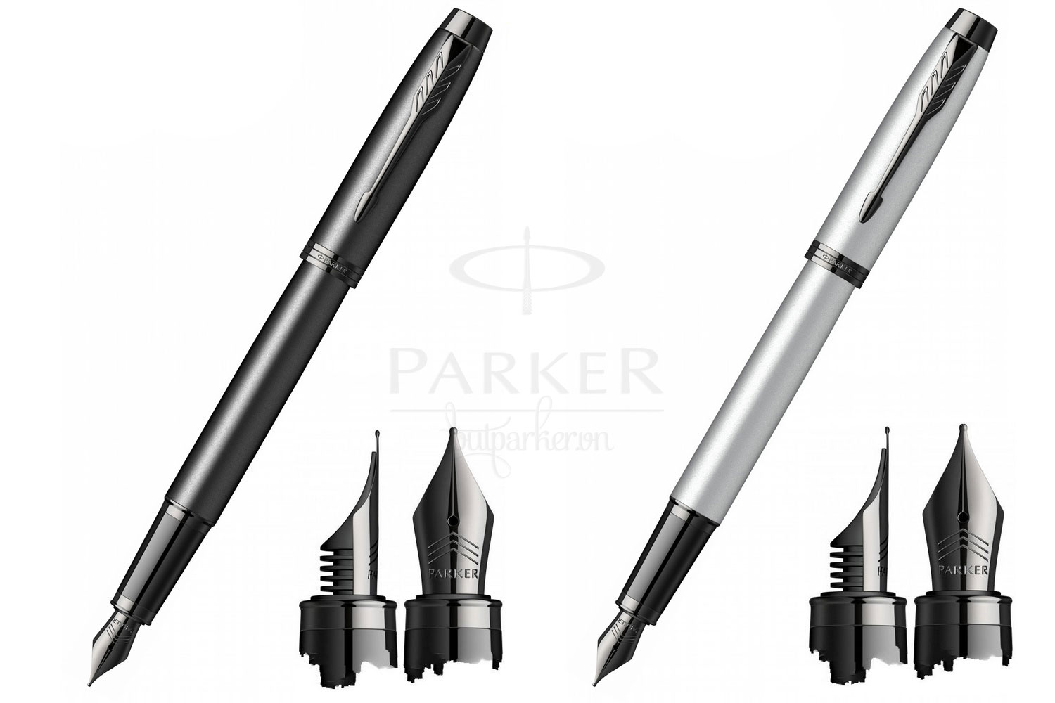 Bút máy Parker IM Monochrome Matte Grey Fountain Pen 2127619