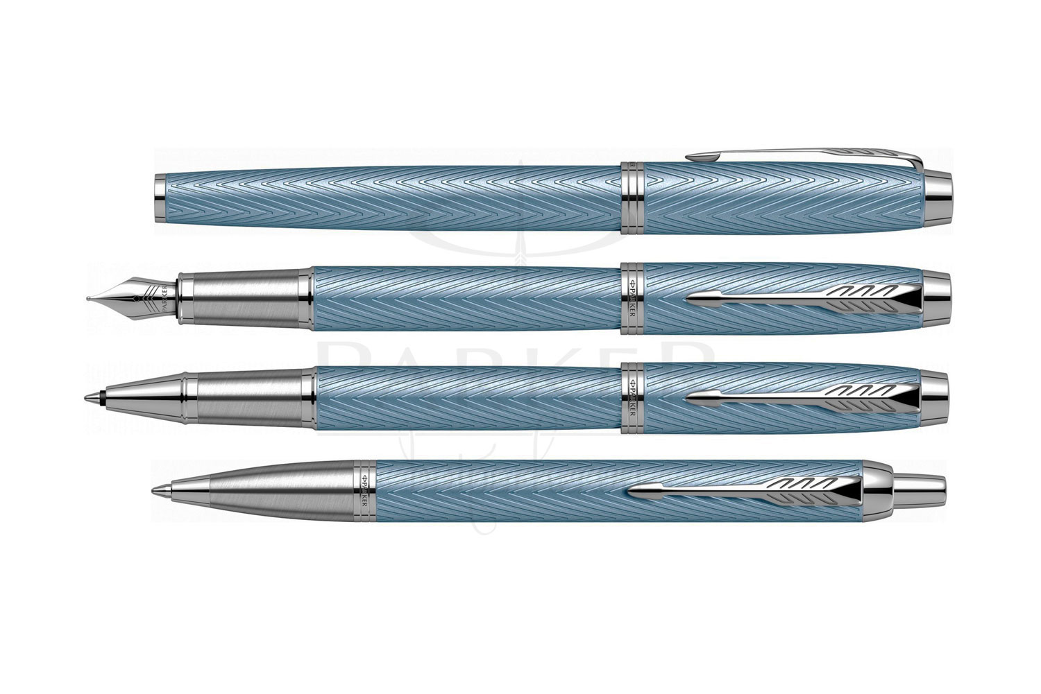 Bút máy Parker IM Premium Blue Grey Fountain Pen 2143654