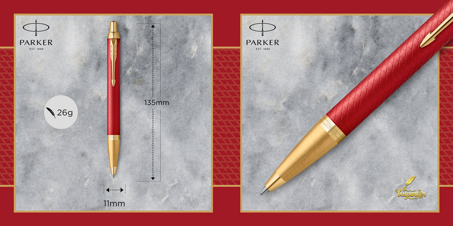 Bút bi Parker IM Premium Red Ballpoint Pen 2143644