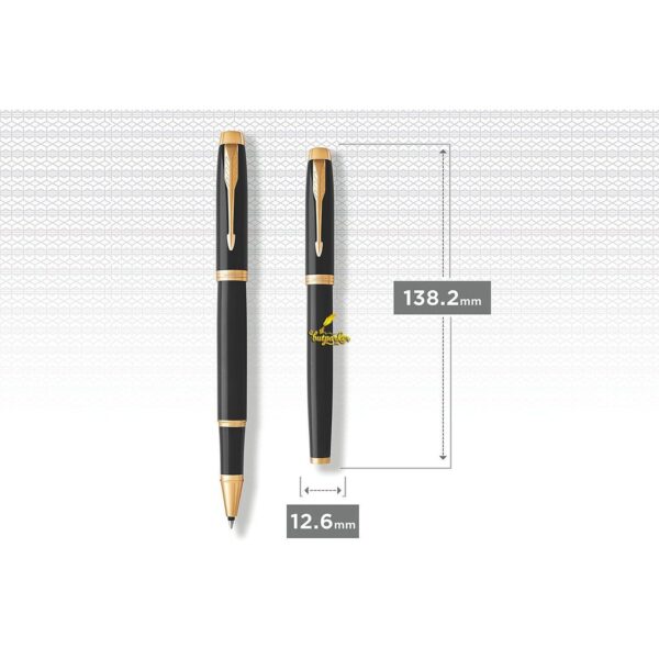 Bút dạ bi Parker IM 21017 Lacque Black GT Rollerball Pen 1931659