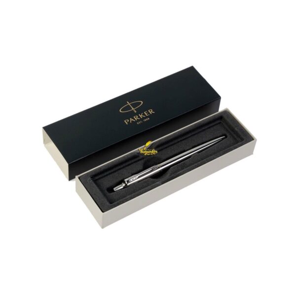 Bút bi Parker Jotter Premium Stainless Steel Diagonal CT Ballpoint Pen