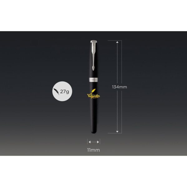 Bút dạ bi Parker Sonnet 2017 Black CT Rollerball Pen 1931501