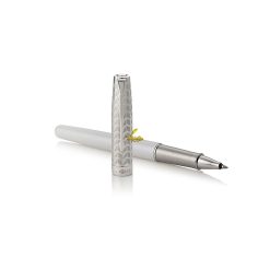 Bút dạ bi Parker Sonnet 2017 Metal Pearl CT Rollerball 1931549