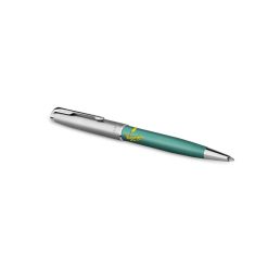 Bút bi Parker Sonnet Essentials Green Lacquer CT Ballpoint Pen 2169365
