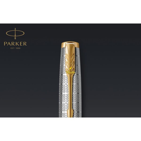 Bút máy Parker Sonnet Essentials Metal Black GT Fountain Pen 2119784