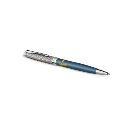 Bút bi Parker Sonnet Premium Metal Blue CT Ballpoint Pen 2119649
