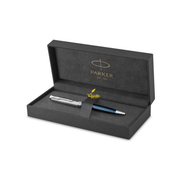 Bút bi Parker Sonnet Premium Metal Blue CT Ballpoint Pen