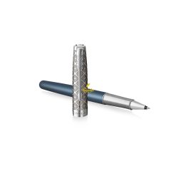 Bút dạ bi Parker Sonnet Premium Metal Blue CT Rollerball 2119745