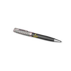 Bút bi Parker Sonnet Premium Metal Grey PGT Ballpoint Pen 2119791