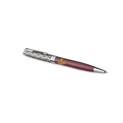 Bút bi Parker Sonnet Premium Metal Red CT Ballpoint Pen 2119783