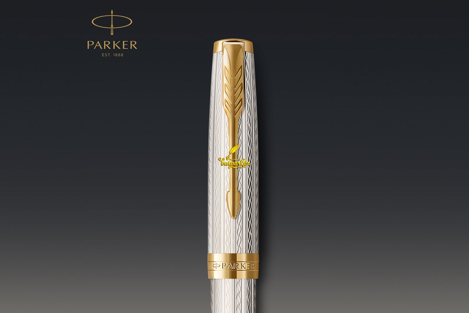 Bút máy Parker Sonnet Essentials Silver Mistral GT Fountain Pen 2119792