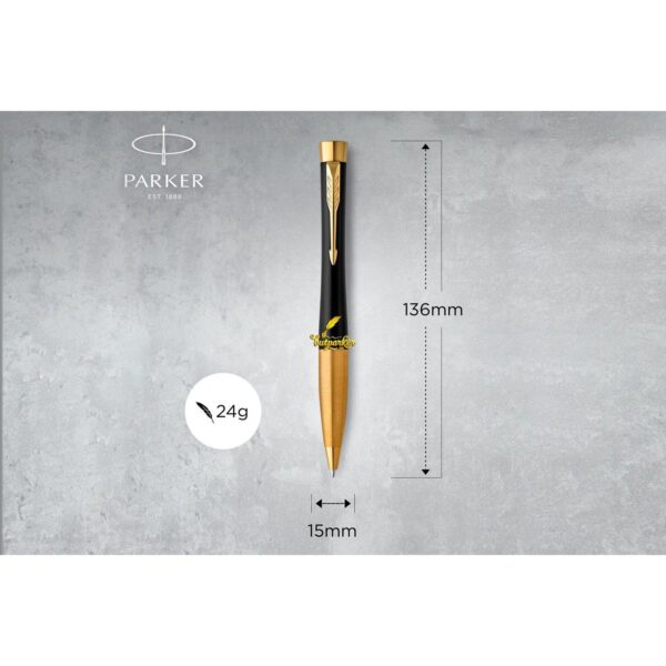 Bút bi Parker Urban Twist Muted Black GT Ballpoint Pen