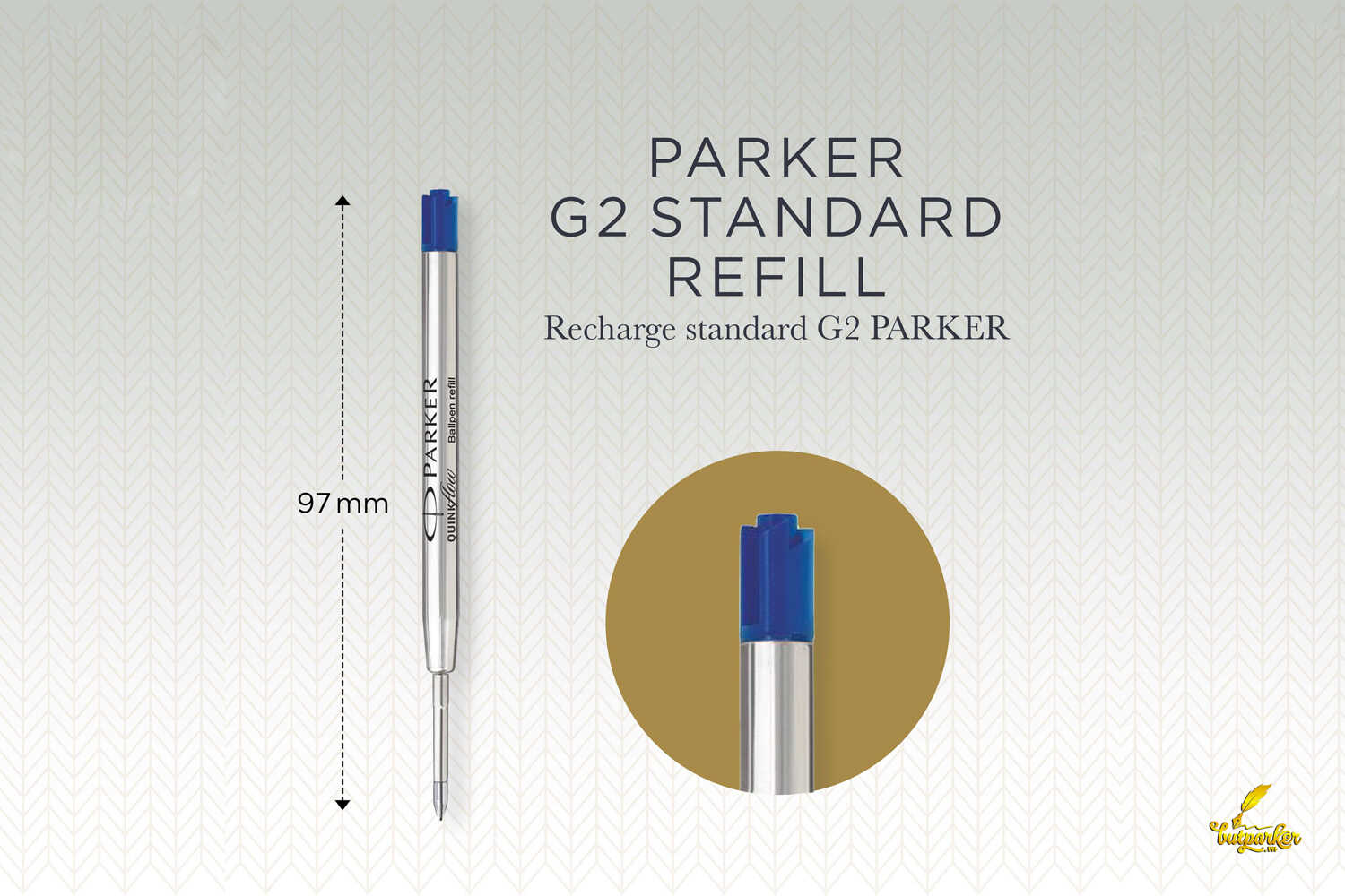 Kích thước ruột bút bi Parker Ballpoint Pen Refills
