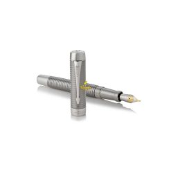 Bút máy Parker Duofold Prestige Ruthenium Chiselled CT