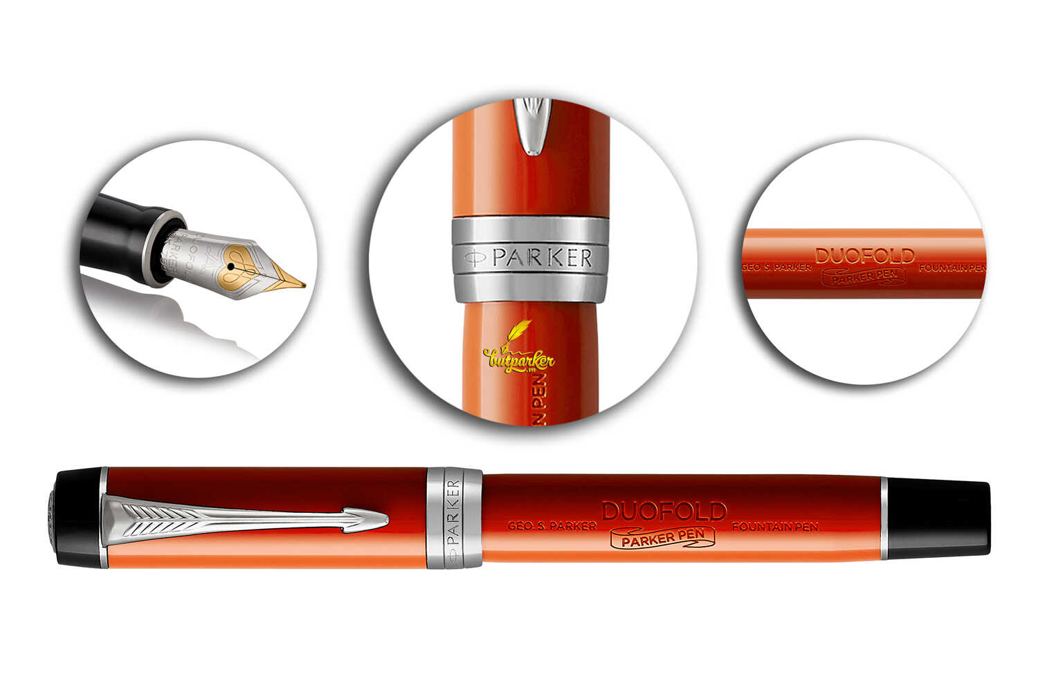 Bút máy Parker Duofold Big Red Vintage CT Fountain Pen 1931375