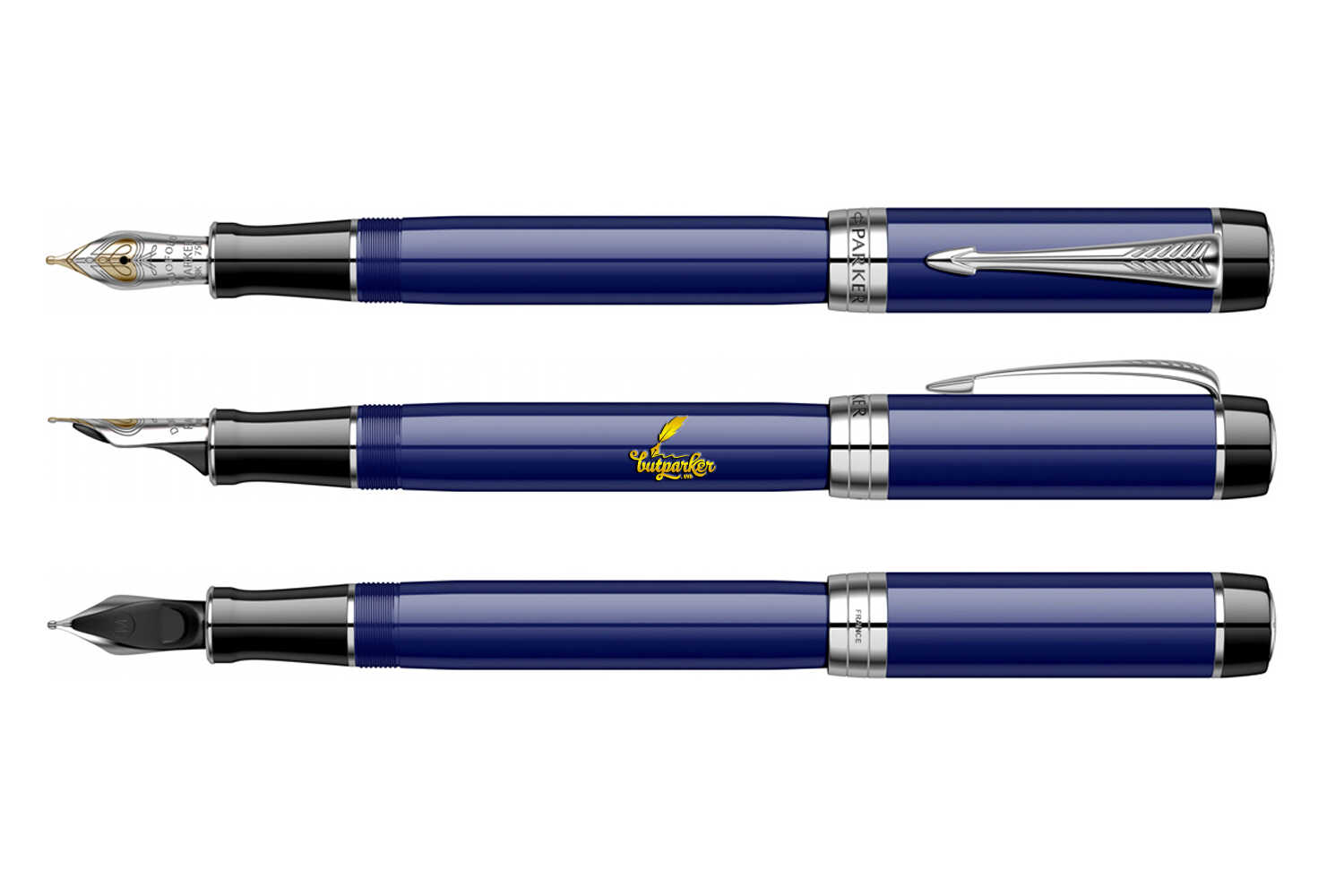 Parker Duofold Classic 2017 Blue CT Fountain Pen 1947983