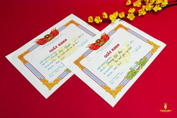 Giấy khen - Dịch vụ viết chữ đẹp