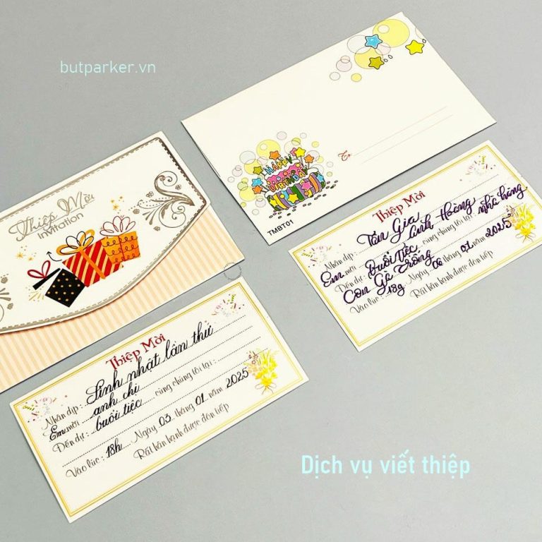 Dịch vụ viết thiệp
