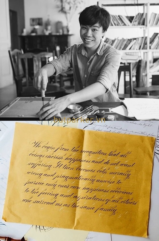 Đào Huy Hoàng và nghệ thuật viết calligraphy