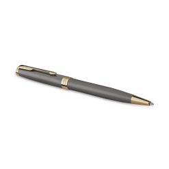 Bút bi Parker Sonnet 2025 Grey Lacquer GT Ballpoint Pen 2213679