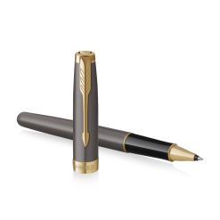 Bút dạ bi Parker Sonnet 2025 Grey Lacquer GT Rollerball Pen 2213678