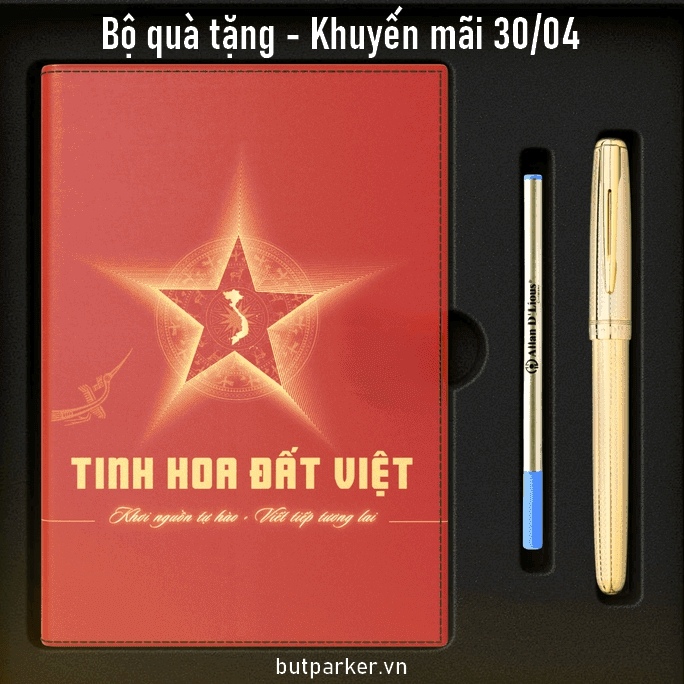 Chương trình khuyến mãi Bộ quà tặng bút ký cao cấp Tinh hoa đất Việt