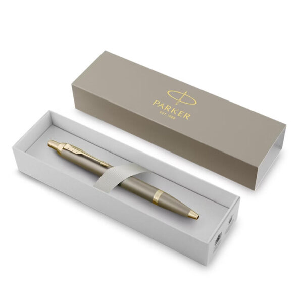 Bút Bi Parker IM The Finishing Touch Collection Sandstone Ballpoint Pen 2235420