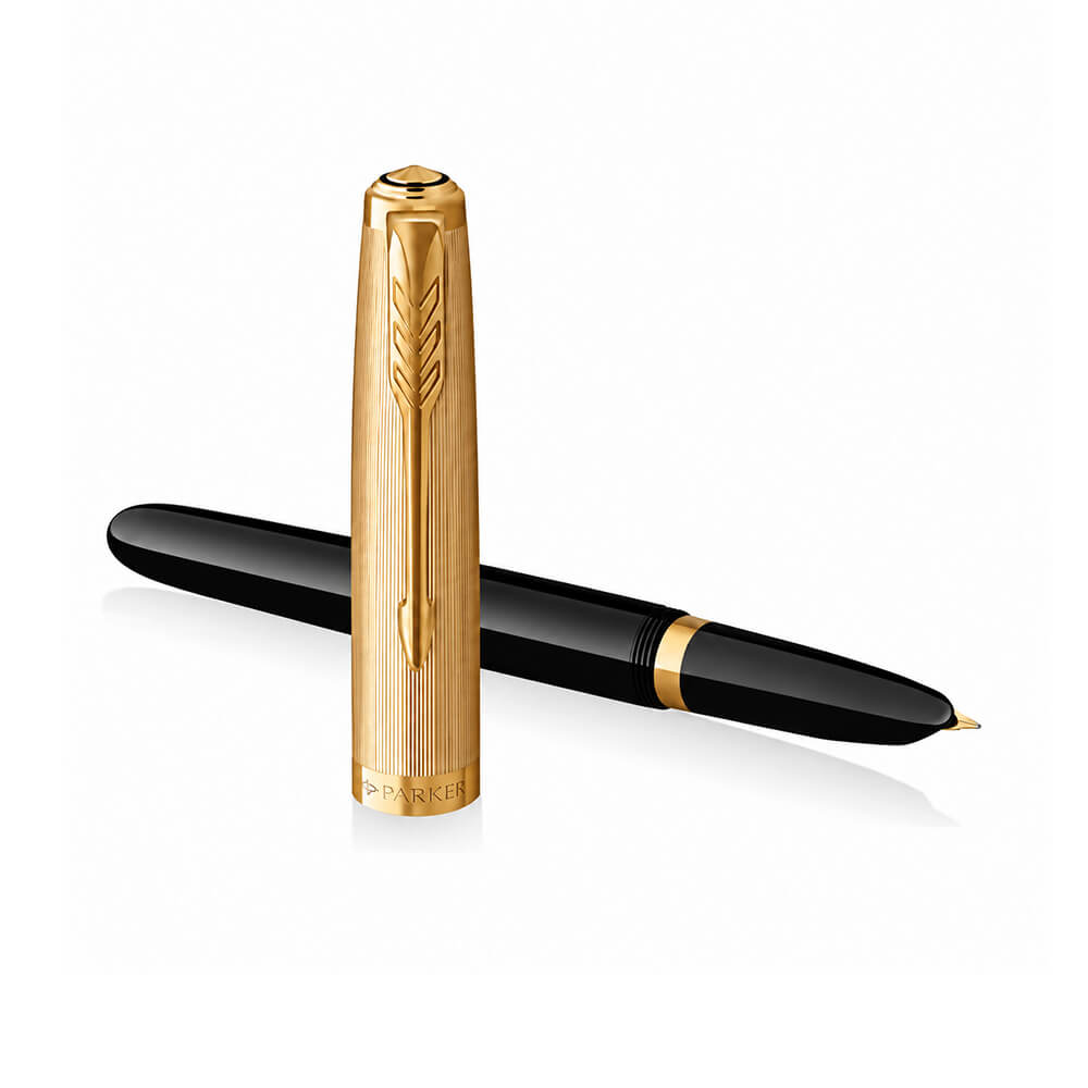 Bút máy Parker 51 Deluxe Black GT Fountain Pen 2123511
