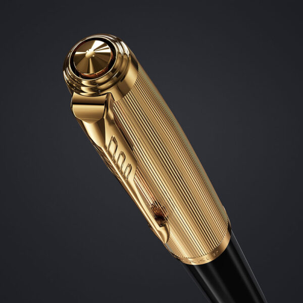 Bút máy Parker 51 Deluxe Black GT Fountain Pen 2123511