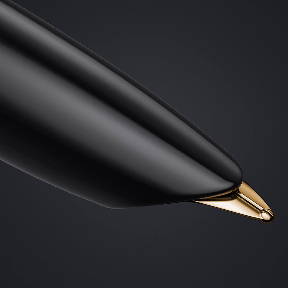 Bút máy Parker 51 Deluxe Black GT Fountain Pen 2123511 - Ảnh 9