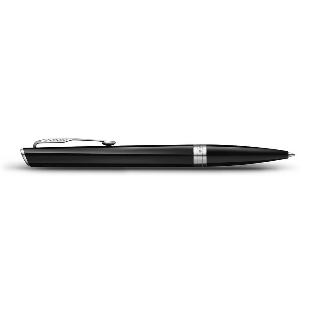 Bút Bi Parker Meridian Black Lacquer CT Ballpoint Pen 2231399 - Ảnh 3