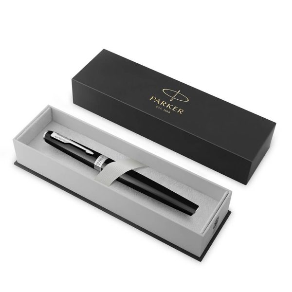 Bút dạ bi Parker Meridian Black Lacquer CT Rollerball Pen 2231398