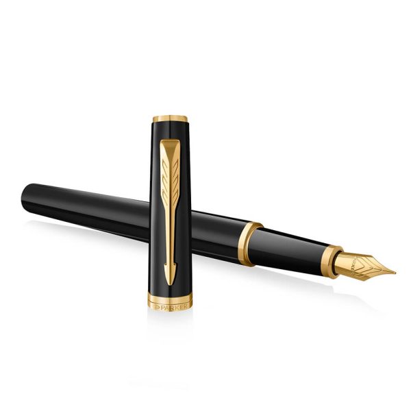 Bút Máy Parker Meridian Black Lacquer GT Fountain Pen 2231392