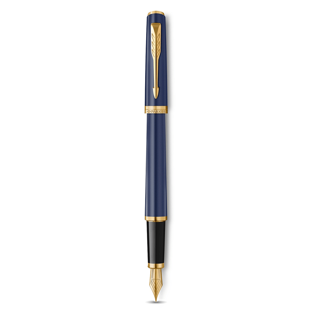 Bút máy Parker Meridian Blue Lacquer GT Fountain Pen 2231408 - Ảnh 4