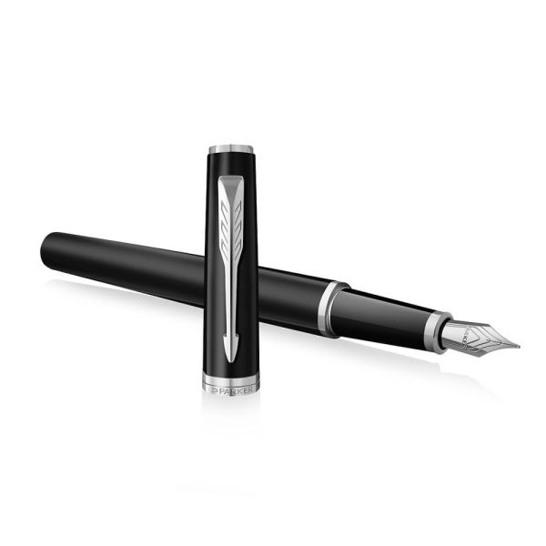 Bút máy Parker Meridian Matte Black Lacquer CT Fountain Pen 2231404