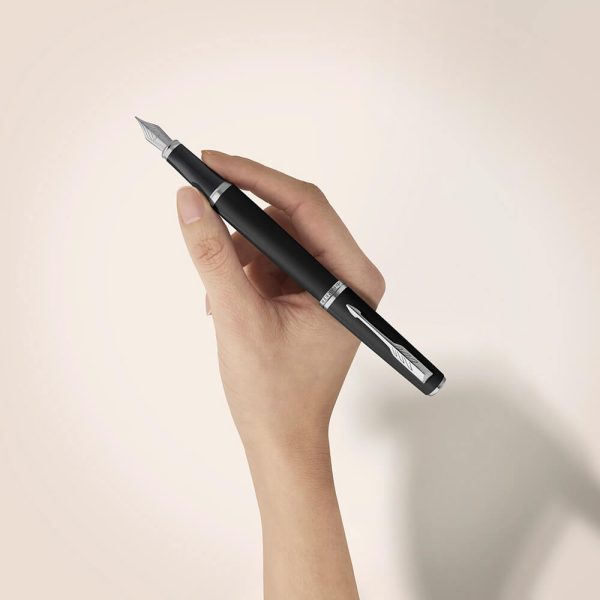 Bút máy Parker Meridian Matte Black Lacquer CT Fountain Pen 2231404