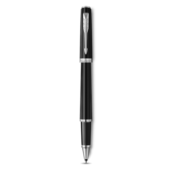 Bút dạ bi Parker Meridian Matte Black Lacquer CT Rollerball Pen 2231406