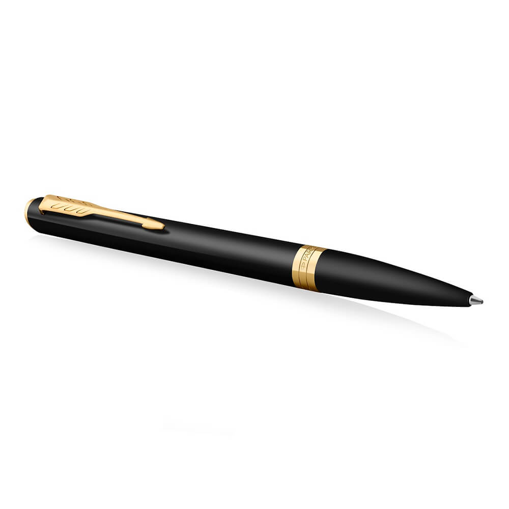 Bút Bi Parker Meridian Matte Black Lacquer GT Ballpoint Pen 2231403