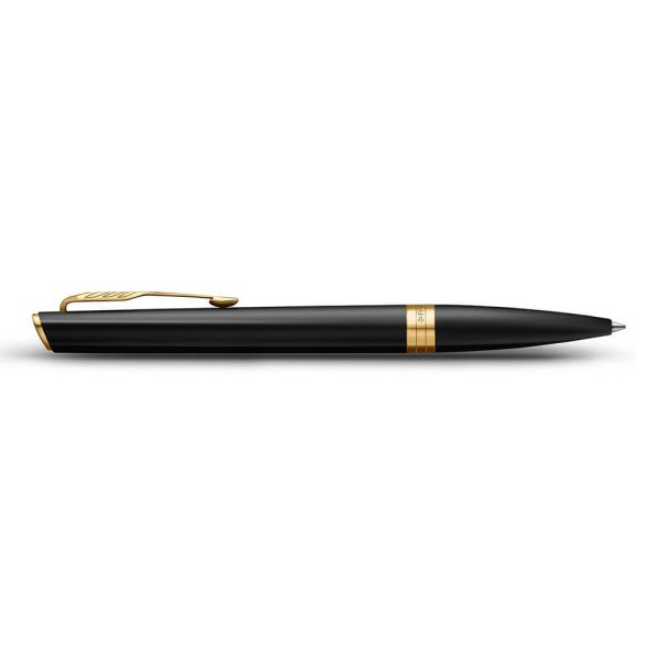 Bút Bi Parker Meridian Matte Black Lacquer GT Ballpoint Pen 2231403
