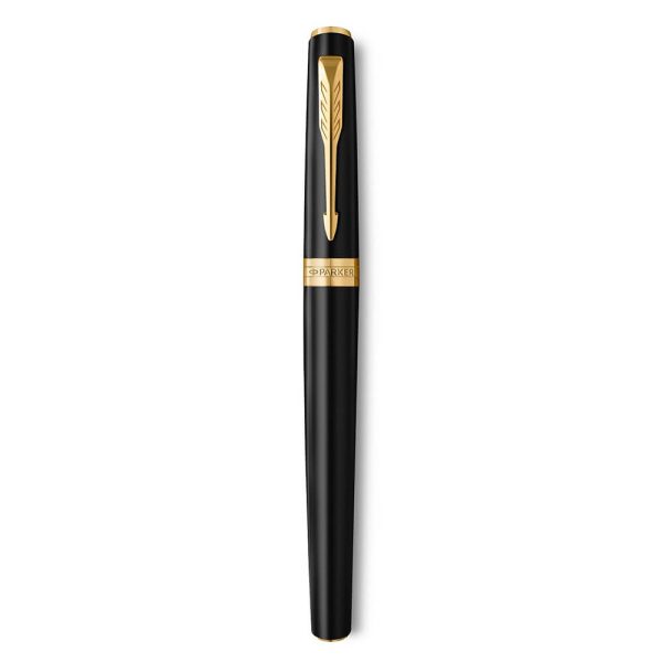 Bút máy Parker Meridian Matte Black Lacquer GT Fountain Pen 2231400