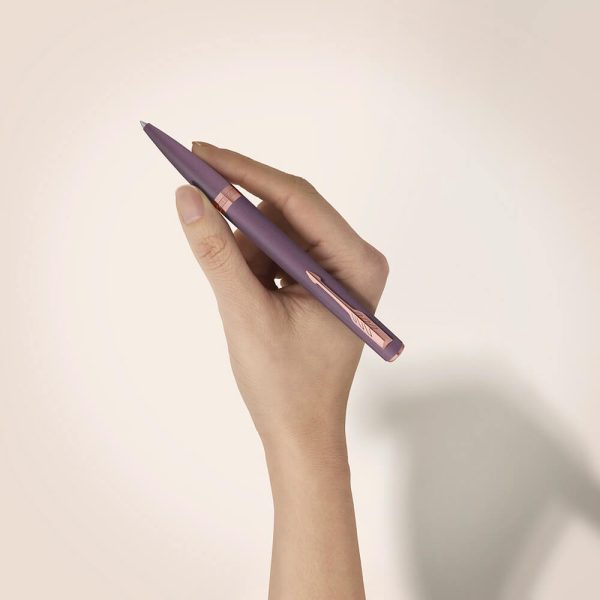 Bút Bi Parker Meridian Purple Lacquer GT Ballpoint Pen 2247765