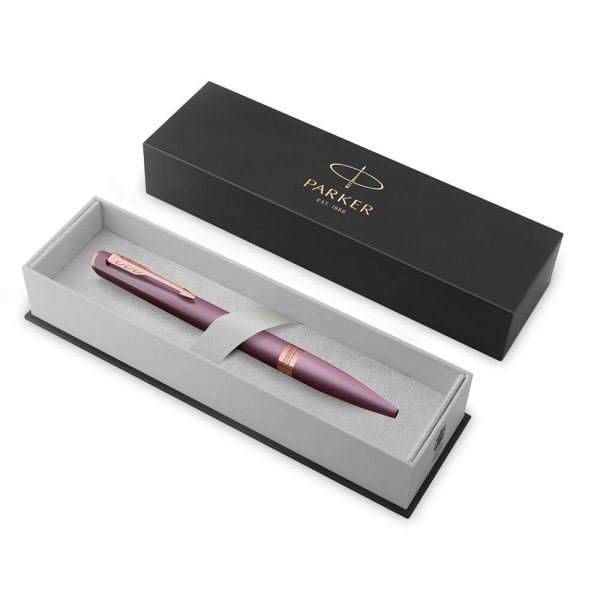 Bút Bi Parker Meridian Purple Lacquer GT Ballpoint Pen 2247765