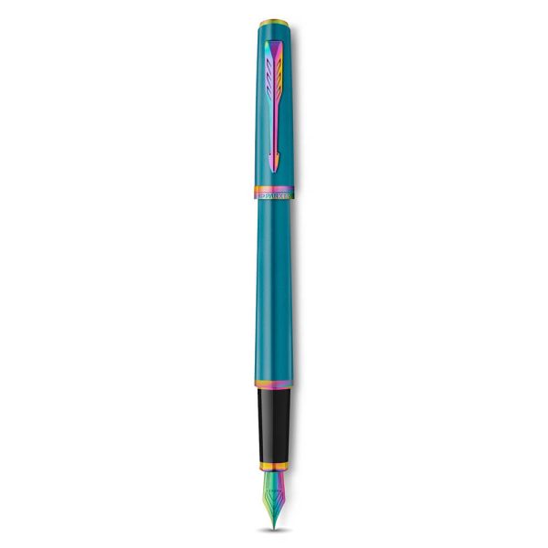 Bút Máy Parker Meridian Teal Lacquer Rainbow Trims Fountain Pen 2247770