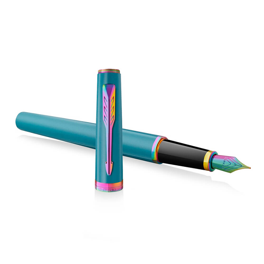 Bút Máy Parker Meridian Teal Lacquer Rainbow Trims Fountain Pen 2247770