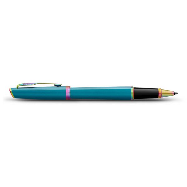 Bút Dạ Bi Parker Meridian Teal Lacquer Rainbow Trims Rollerball Pen 2247772