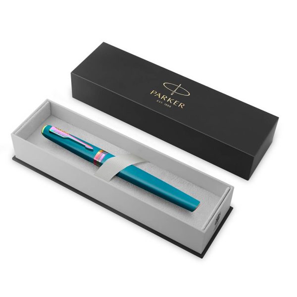 Bút Máy Parker Meridian Teal Lacquer Rainbow Trims Fountain Pen 2247770