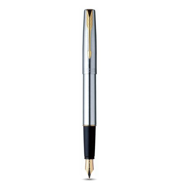 Bút máy giá rẻ Parker Frontier Stainless Steel GT Fountain Pen